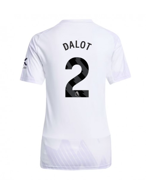 Manchester United Diogo Dalot #2 Zenski Gostujuci Dres 2025-26 Kratak Rukavima Manchester United Diogo Dalot #2 Zenski Gostujuci Dres 2025-26 Kratak Rukavima